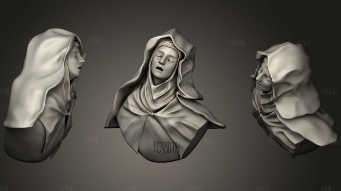 Saint Teresa of Avila 3d stl модель для ЧПУ