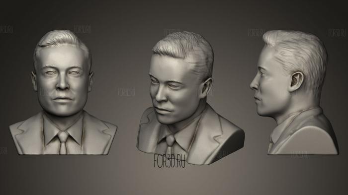 Elon Musk Sculpture 3d stl модель для ЧПУ