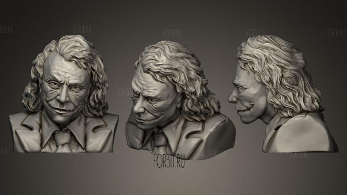 Joker  Heath Ledger stl model for CNC