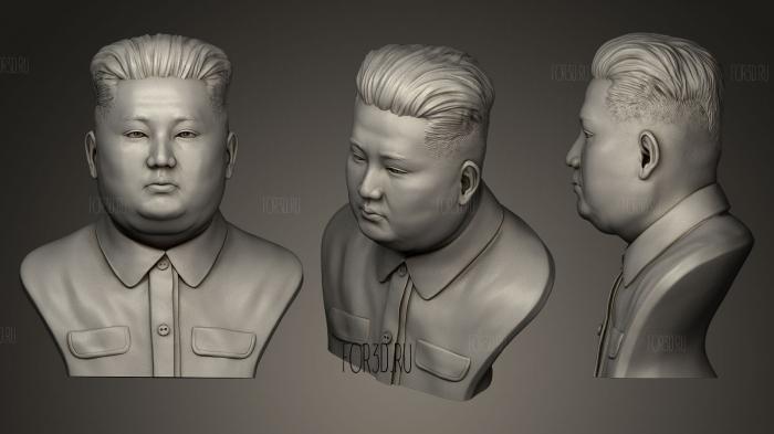 Скульптура Ким Джун Ына 3d stl модель для ЧПУ