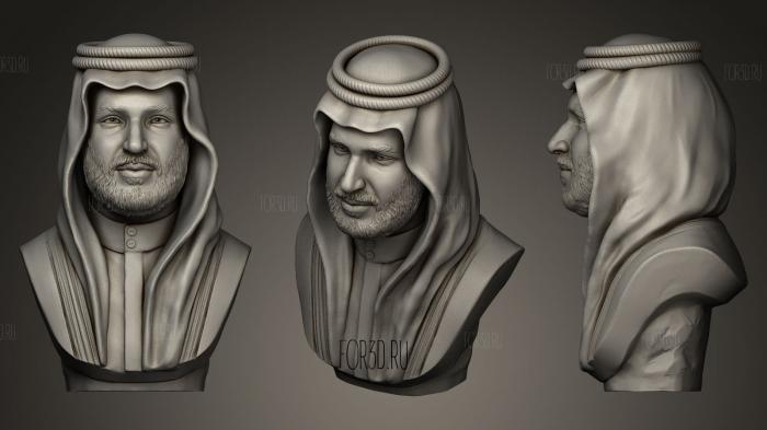 Мохаммад бин Салман 3d stl модель для ЧПУ