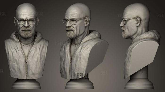 Walter White stl model for CNC