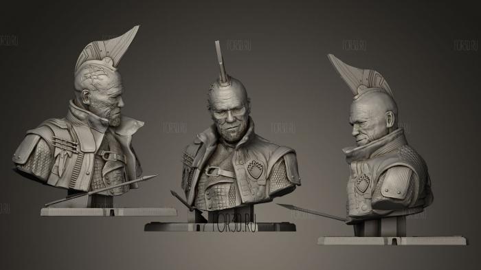 Yondu Udonta with long style hair 3d stl модель для ЧПУ