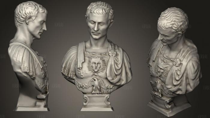 Caesar Bust Solidified