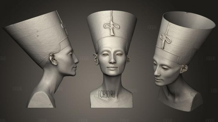 Nefertiti Bust [Hollow stl model for CNC