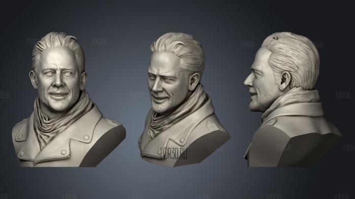 Bust Negan stl model for CNC