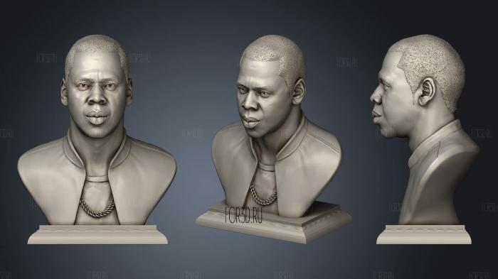 Jay Z stl model for CNC