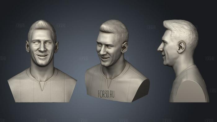 Messi smile 3d stl модель для ЧПУ