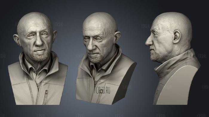 Mike Ehrmantraut Jonathan Banks from Breaking Bad and Better Call Saul stl model for CNC