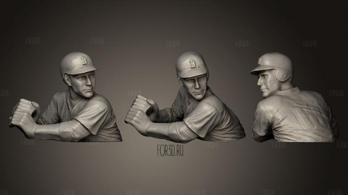 Baseball Player Wine Holder Pen Holder stl model for CNC