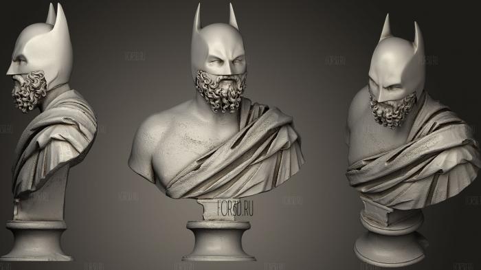 Batman & Wolverine Greek Statue1 3d stl модель для ЧПУ
