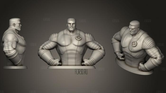 Colossus Bust (High Res) stl model for CNC