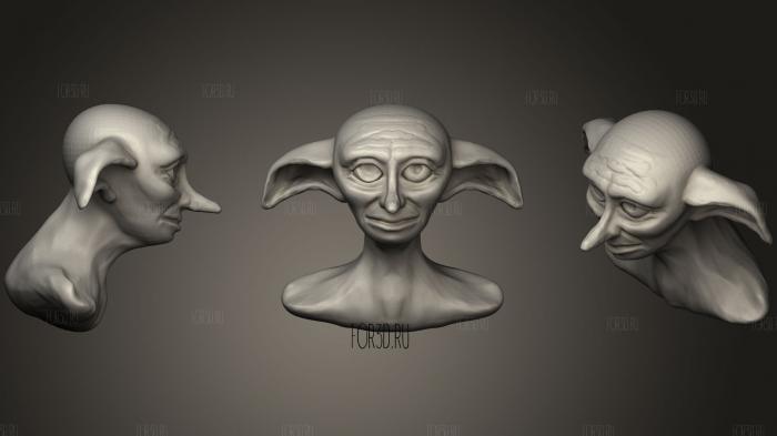 Dobby (Harry Potter Character) 3d stl модель для ЧПУ