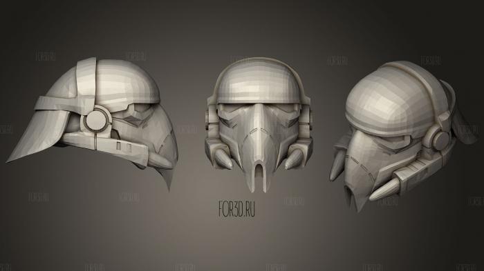 Star Wars  Custom Clone Trooper Helmet stl model for CNC