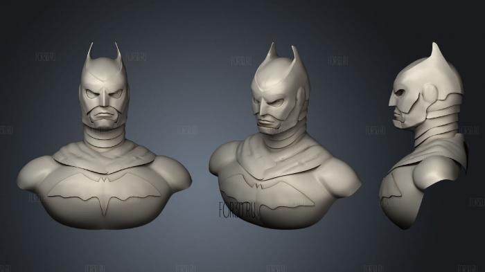 Batman 3 stl model for CNC