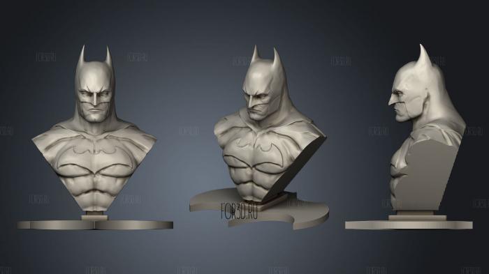 Batman on flat bat podium 3d stl модель для ЧПУ