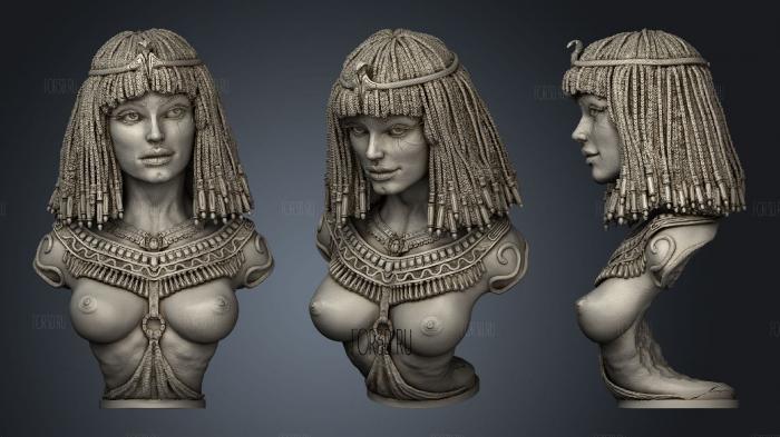 Cleopatra stl model for CNC