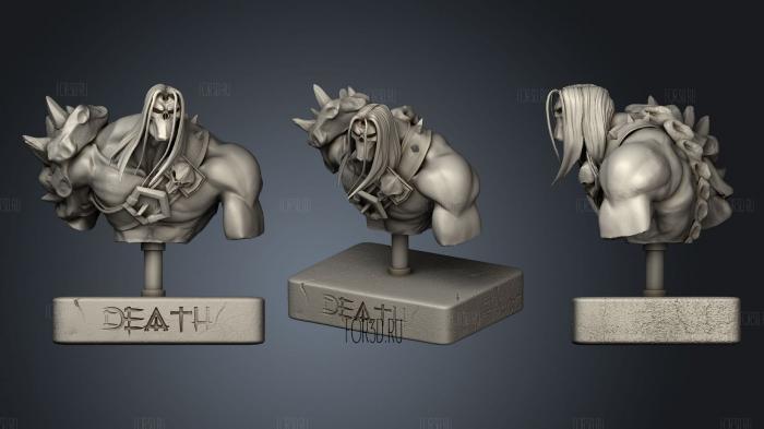 Death from Darksiders stl model for CNC