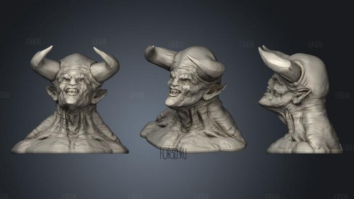 Diablo Straight From Hell! stl model for CNC