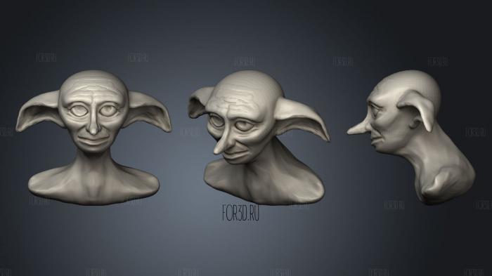 Dobby (Harry Potter Character) stl model for CNC