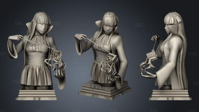 Fate Grand Order Moon Cancer Class Chess Piece stl model for CNC