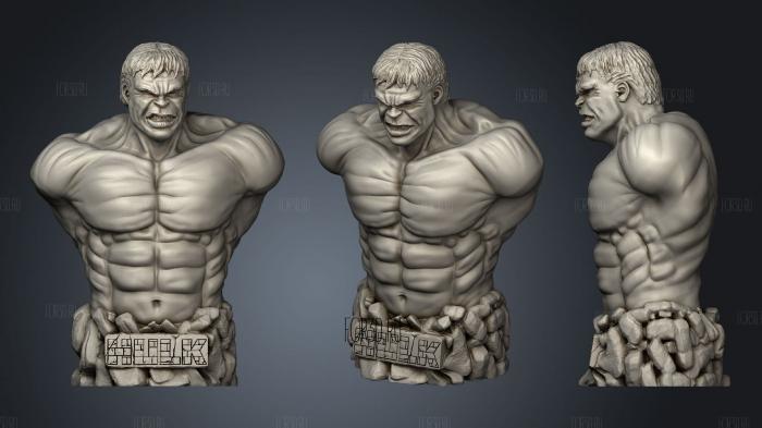 Hulk Bust 3d stl модель для ЧПУ