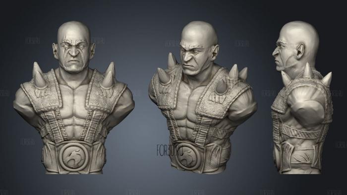 Panthro tundercats bust stl model for CNC