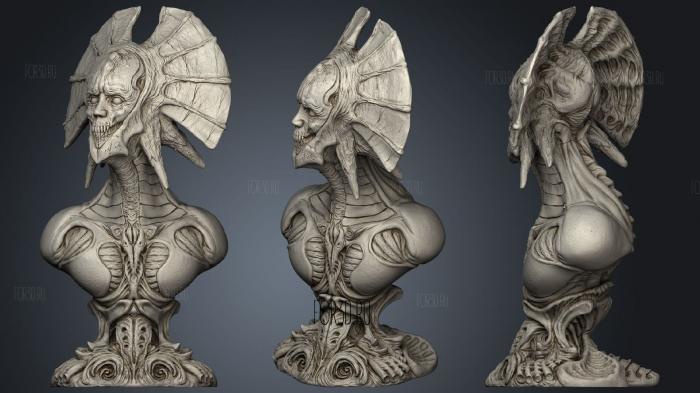 Scary Demon stl model for CNC