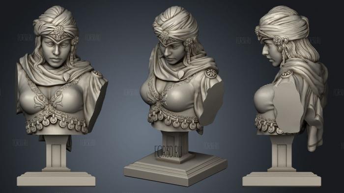 Busts of heroes and monsters - Creature Head Sculpt 1, BUSTH_0072. 3D stl  model for CNC