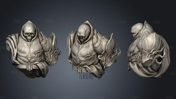 Vold the Dead Lord bust stl model for CNC