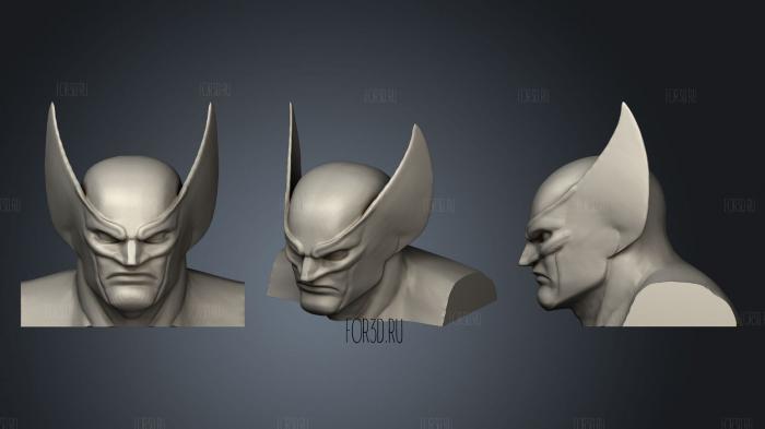 Wolverine stl model for CNC