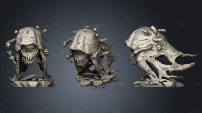 Zolthur the All Seeing and extras stl model for CNC