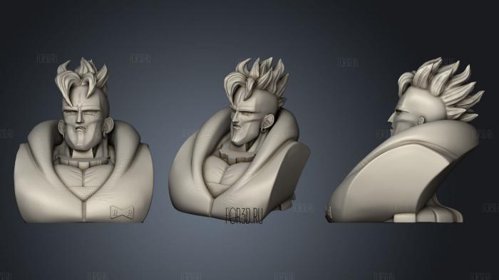 Android16 stl model for CNC