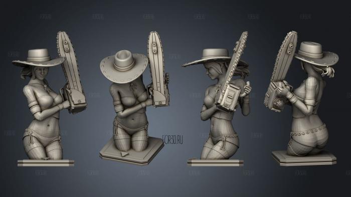 Characters Stripper stl model for CNC