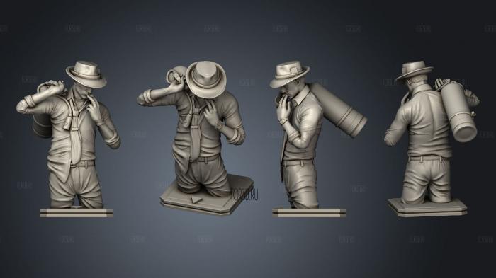 Characters Thief stl model for CNC
