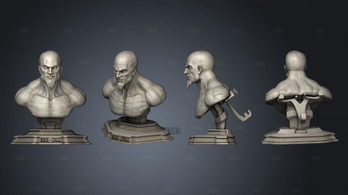 kratos stl model for CNC