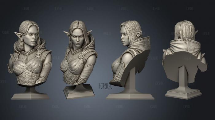 Mary Arsys Bust stl model for CNC