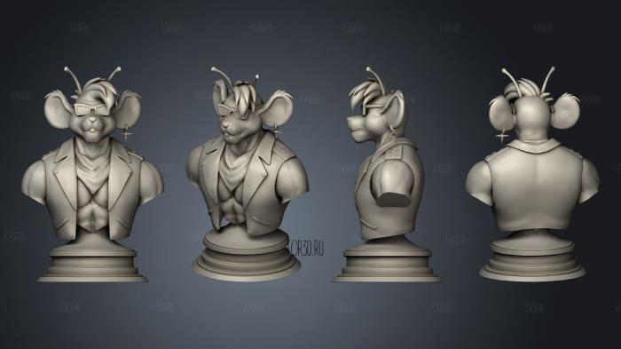Mice rockers from Mars 2 stl model for CNC