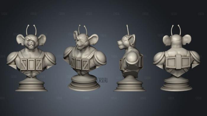 Mice rockers from Mars stl model for CNC