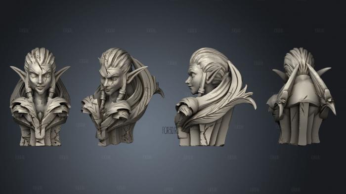 Mythical Clash Bust stl model for CNC