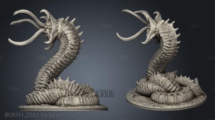 A DEN ALIEN EVIL DELIVERABLES OVERGROWN Larvae Alpha stl model for CNC