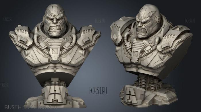 APocalypse bust apoc one stl model for CNC