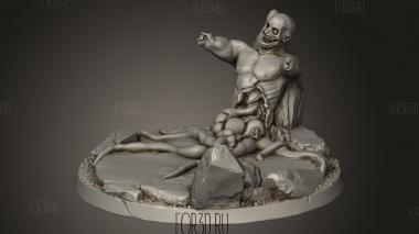 Агония и Искушение 3d stl модель для ЧПУ