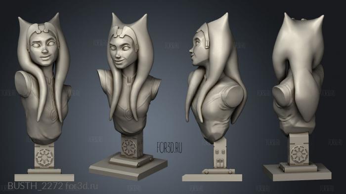 Ahsoka Tano stl model for CNC