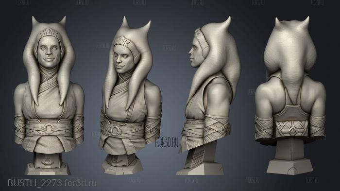 Ahsoka Tano stl model for CNC