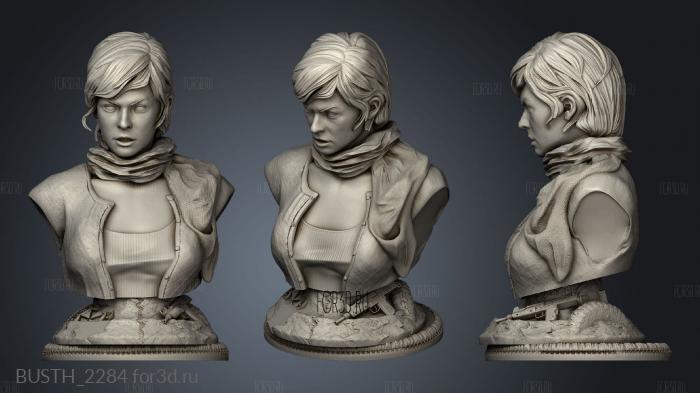 Alice Milla Jovovich Uzi stl model for CNC