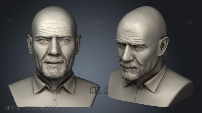 Breaking Bad Walter White stl model for CNC