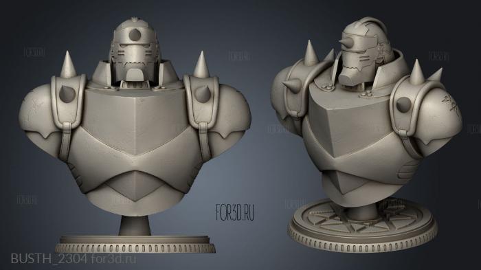 Alphonse Elric metal Alchemist Brotherhood stl model for CNC