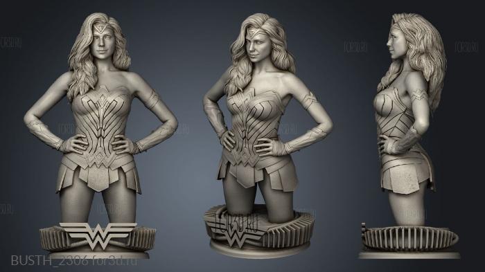 Amazonian Warrior Gal Gadot Megha stl model for CNC