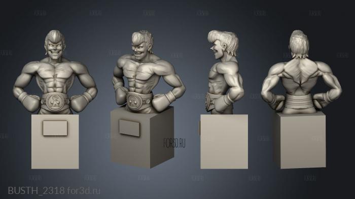 anime boxing champion statue tnoc torfe takamura stl model for CNC